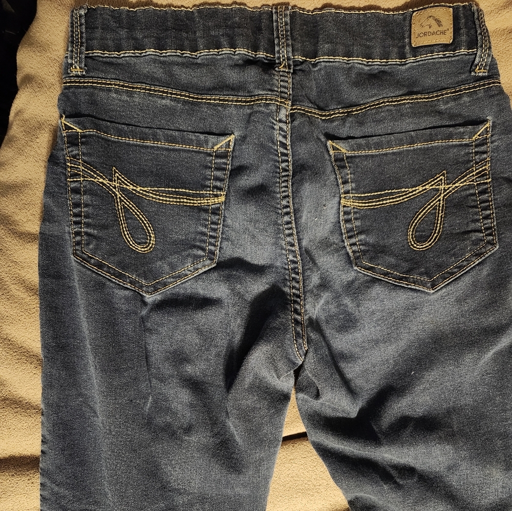Jordache Super Skinny girls dark colored jeans